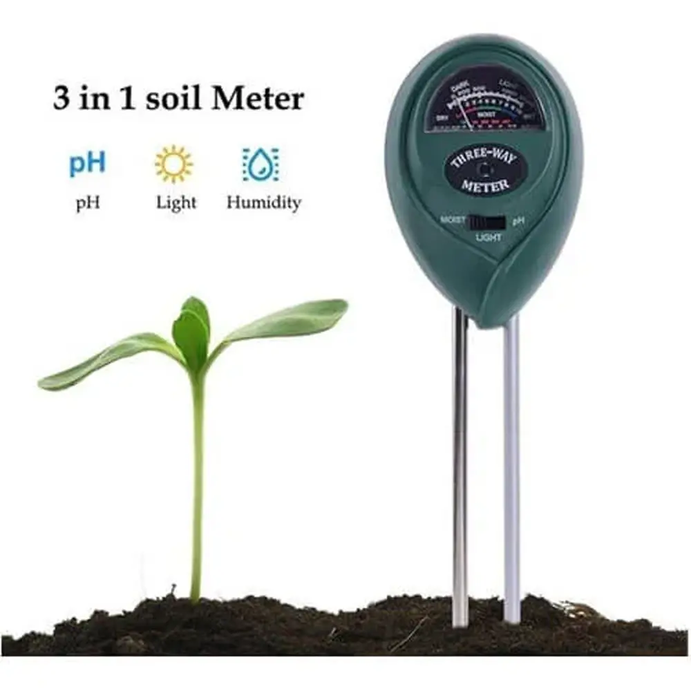 3-in-1 Soil PH Meter, Moisture, Light | পিএইচ মিটার
